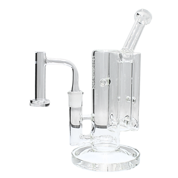 10" Crooks Clear Edition Clear Double Barrel Mini Water Pipe