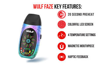 Wulf Faze Portable Dry Herb Vaporizer