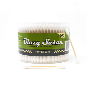 Blazy Susan 300ct White Cotton Swabs