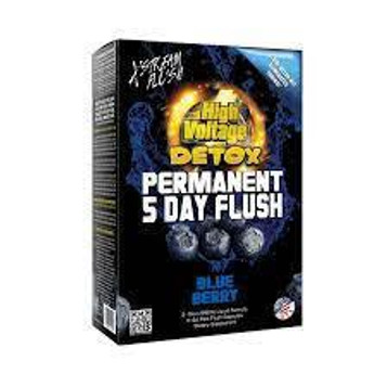 Blueberry High Voltage Permanent 5 Day Flush Blueberry 6ct case
