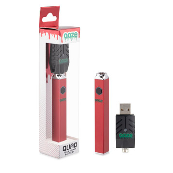 Ooze quad battery + smart usb - redy red