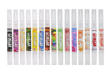 GlueGar:3ml Brush Tip Pens- Jug- "Mixed Flavors" - 28 Pens Per Jug