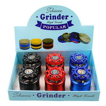 4 Part Turn Handle Grinder Display
