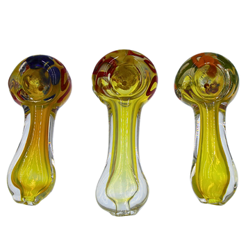 3" Latticino Hand Pipe 5pk