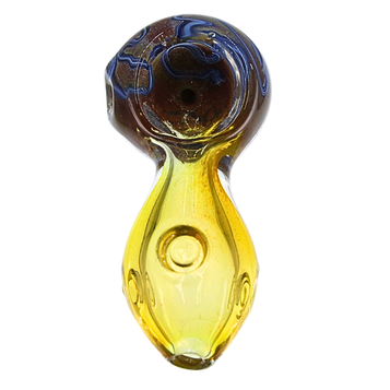 3.5" Beaded Color tube dot hand pipe 5pk