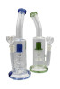MWP-1407 10in mini water pipe with solid colored cylinder