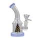 6" Color Swirl Cone Perc w/ Color Rim Accent Mini Water Pipe