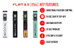 Wulf Flat 2.0  Mini Cartridge Vaporizer 9pk