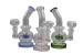6" Round Mini Water Pipe w/ round inner perc