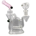 8" Recycler W/ Bead Decoration Mini Water Pipe