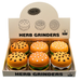 3 Part Burger Herb Grinder Display 6ct
