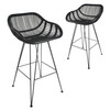 Bodan Rattan Bar Stools - Set of 2