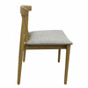 Goran - Set of 2 Fabric Dining Chair with Oak Legs