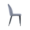 Milano - Grey Velvet Dining Chair - Set of 4
