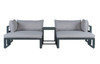 Santorini – Lounge Set with Side Cushions - Grey