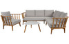 Joanna - Teak Corner Lounge Set - 6 Seats