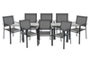 Palermo & Havana Extendable Dining Set - 8 Seats