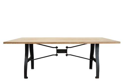 District 8 - Dining Table - Weathered Oak