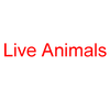 LIVE ANIMALS Rubber Stamp for mail use self-inking