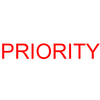 PRIORITY Rubber Stamp for mail use self-inking