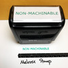 Nonmachinable Stamp Green Ink Large 0422A