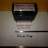 MAGNETIC MEDIA DO NOT X-RAY Rubber Stamp for mail use