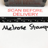 Scan Before Delivery Stamp Red Ink Large 0123C