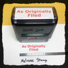 As Originally Filed Stamp Red Ink Large