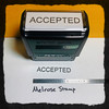 Accepted Stamp Black Ink Large