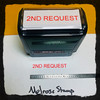2nd Request Stamp Red Ink Large