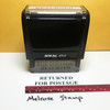 Returned For Postage Stamp Black Ink Large 0822B