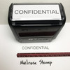 Confidential Stamp Black Ink Large 0923A