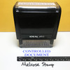 Controlled Document Stamp Blue Ink Large 1222B