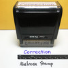 Correction Stamp Purple Ink Large 1222B
