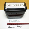 Delivered Stamp Pink Ink Large 1222A