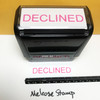 Declined Stamp Pink Ink Large 0622C