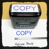 Copy Stamp Blue Ink Large