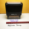 Hold For Pick Up Stamp Purple Ink Large 0124B