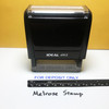 For Deposit Only Stamp Blue Ink Large 0123B