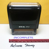 Incomplete Stamp Purple Ink Large 1122B