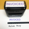 Invoiced Stamp Purple Ink Large 0622A