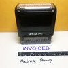 Invoiced Stamp Purple Ink Large 0622B