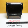 No Refunds Exchanges Only Stamp Red Ink Large 1122B
