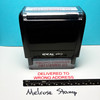 Delivered To Wrong Address Stamp Red Ink Large 0725C
