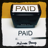 Paid Stamp Black Ink Large