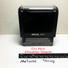 DO NOT DOUBLE STACK Rubber Stamp for mail use self-inking