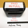 Paid In Full Stamp Red Ink Large 1222A