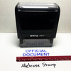 OFFICIAL DOCUMENT Rubber Stamp for office use self-inking