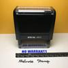 No Warranty Stamp Blue Ink Large 0424B