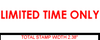 LIMITED TIME ONLY Rubber Stamp for office use self-inking